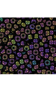 Miyuki rocailles Perlen 8/0 - Metallic purple iris 8-454